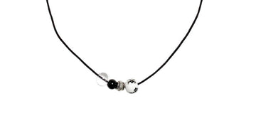 Geurain Gemstone Ball Necklace